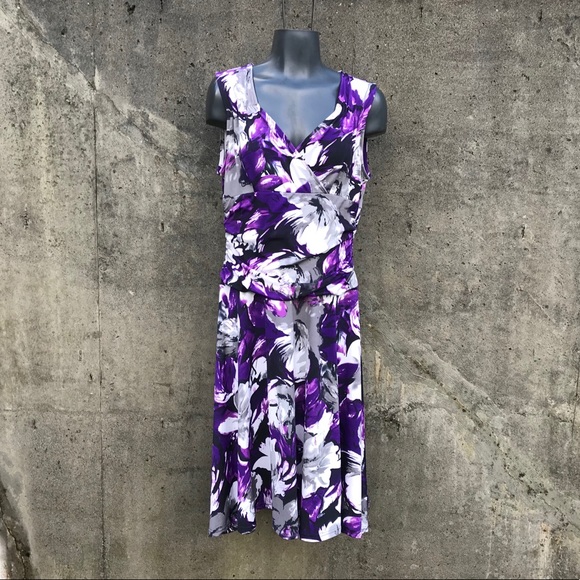 5/$20 Le Chateau Floral Print Dress Size Small - Picture 7 of 13